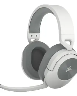 Alternative view of Геймърски слушалки с микрофон Corsair HS55 White безжични и блутут PC/PS5/PS4
