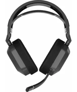 Геймърски слушалки с микрофон Corsair HS80 MAX Steel Grey безжични и блутут