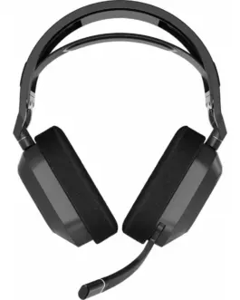 Геймърски слушалки с микрофон Corsair HS80 MAX Steel Grey безжични и блутут