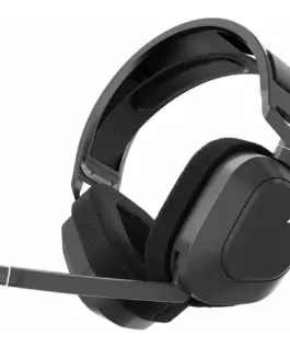 Геймърски слушалки с микрофон Corsair HS80 MAX Steel Grey безжични и блутут