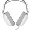 Геймърски слушалки с микрофон Corsair HS80 MAX White безжични и блутут