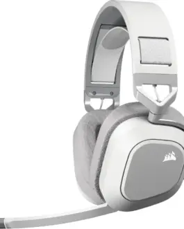 Alternative view of Геймърски слушалки с микрофон Corsair HS80 MAX White безжични и блутут PC/PS5/PS4