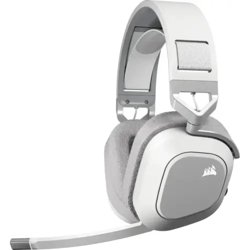 Alternative view of Геймърски слушалки с микрофон Corsair HS80 MAX White безжични и блутут PC/PS5/PS4