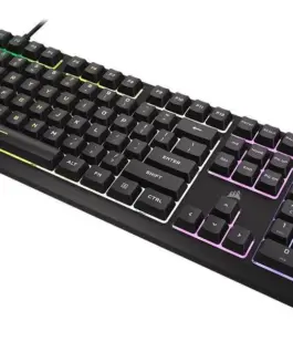 Alternative view of Геймърскa мембранна клавиатура Corsair K55 Core RGB