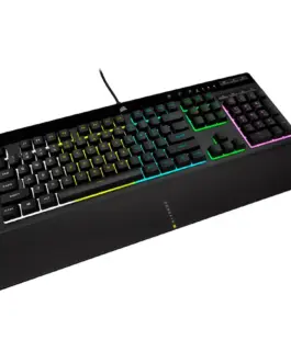 Alternative view of Геймърскa мембранна клавиатура Corsair K55 RGB Pro, USB