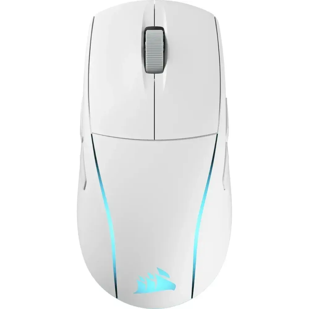 Геймърскa безжична/блутут мишка Corsair M75 White Wireless Lightweight