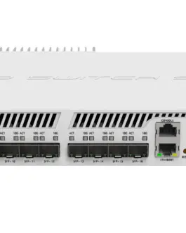 Комутатор MikroTik CRS317-1G-16S+RM с 16 SFP+ порта rack mountable