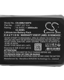 Батерия  акумулаторен трион  BOSCH AdvancedCut 18 1600A005B0 LiIon 18V 3000mAh Cameron