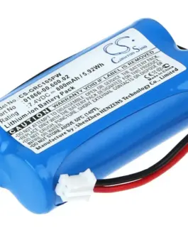 Alternative view of Батерия за компютър за поливане GARDENA C1060 plus Solar  7.4V 800mAh Cameron Sino