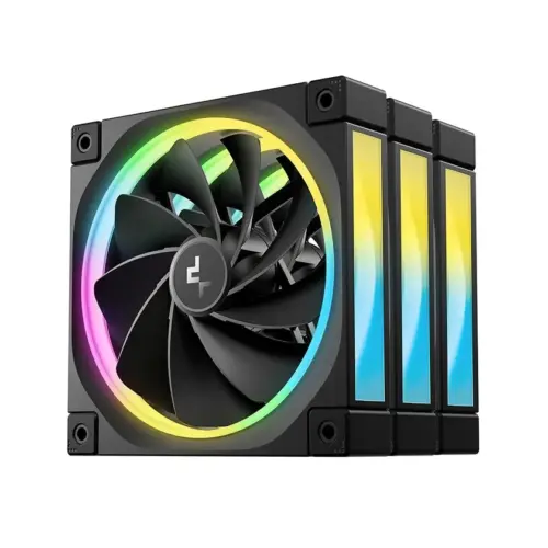 DeepCool Комплект вентилатори Fan Pack 3-in-1 3x120mm - FL12R Black Reverse Addressable