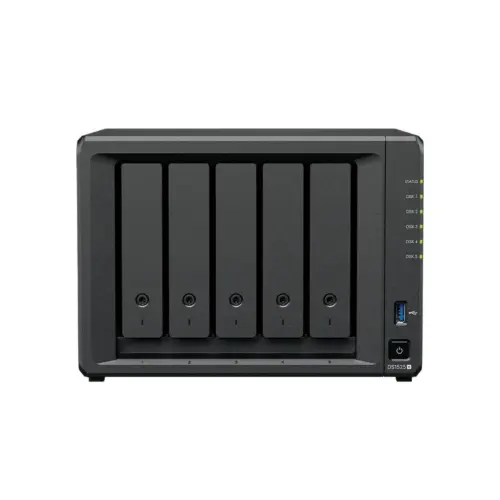 Alternative view of Мрежов сторидж Synology NAS DS1525+, за 5 диска, AMD Ryzen V1500B, 8GB DDR4 SODIMM