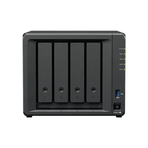 Alternative view of Мрежов сторидж Synology NAS DS925+, за 4 диска, AMD Ryzen V1500B, 4GB DDR4 SODIMM