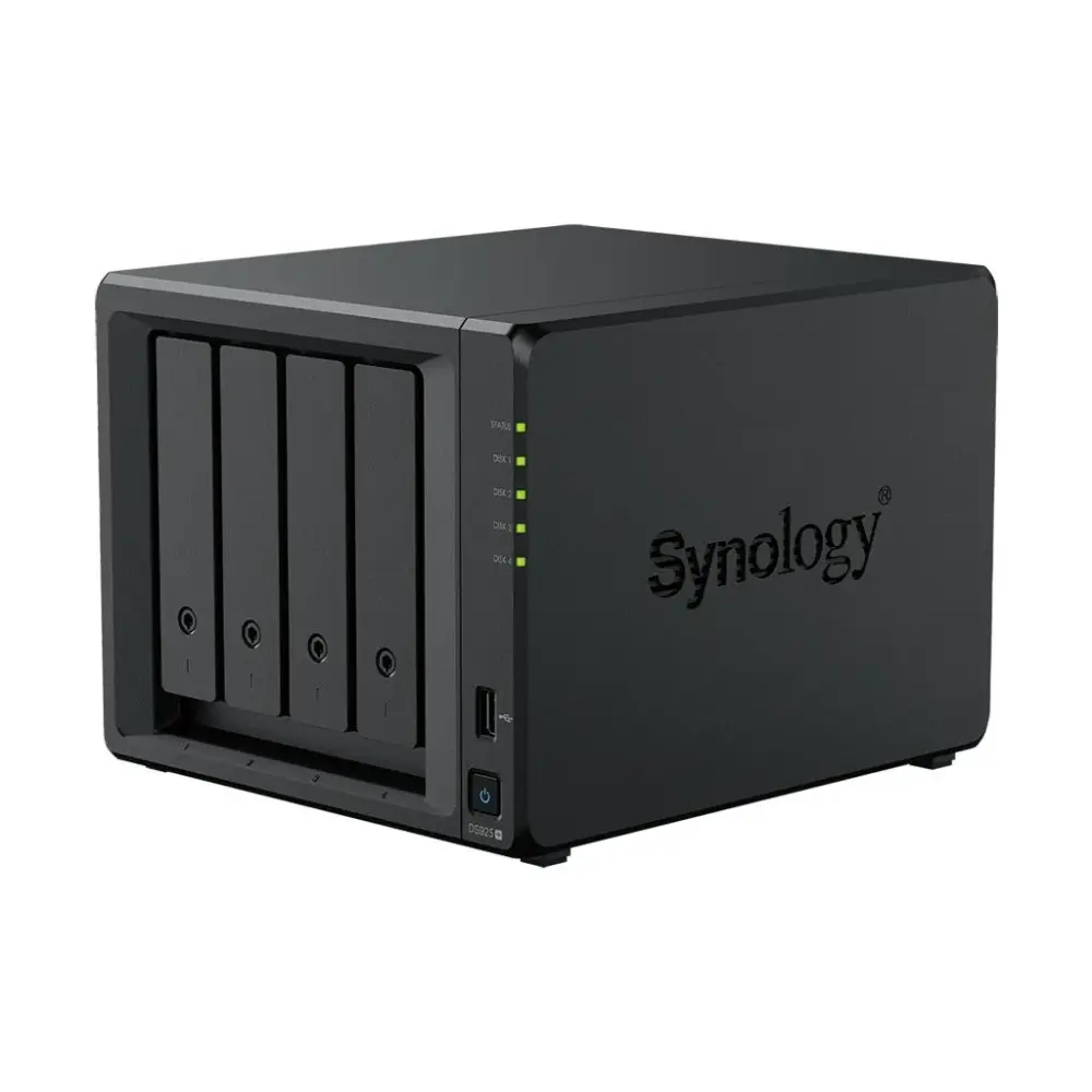Мрежов сторидж Synology NAS DS925+ за 4 диска AMD Ryzen V1500B 4GB DDR4