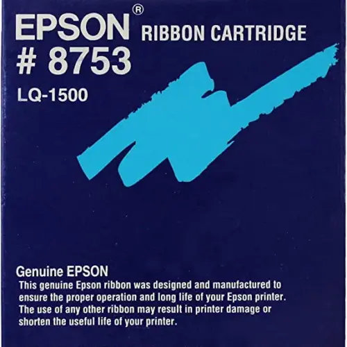 ЛЕНТА ЗА МАТРИЧЕН ПРИНТЕР EPSON LQ 1500 - Black - OEM PN 8753 - 3 милиона