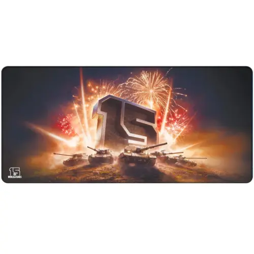 Alternative view of Геймърски пад World of Tanks 15 Anniversary, XL