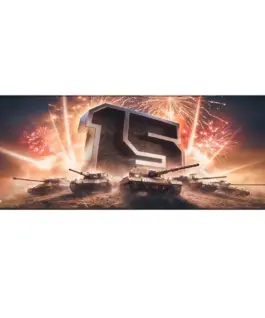 Геймърски пад World of Tanks 15 Anniversary XL