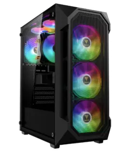 Gamdias кутия Case ATX - AURA GC1 Elite - Mesh RGB Tempered Glass
