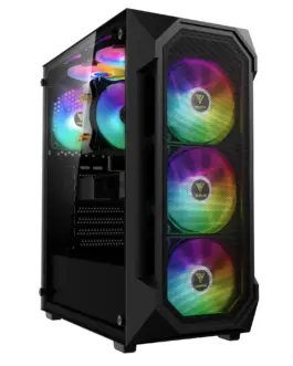 Gamdias кутия Case ATX - AURA GC1 Elite - Mesh RGB Tempered Glass