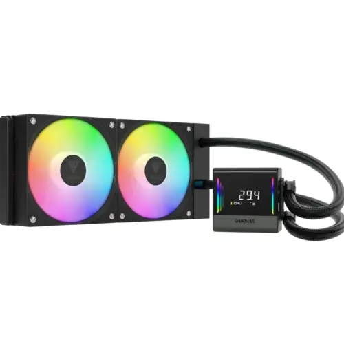 Gamdias водно охлаждане Water Cooling Chione E4-240 - LCD Screen A-RGB