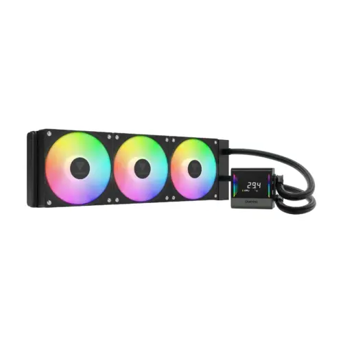 Gamdias водно охлаждане Water Cooling Chione E4-360 - LCD Screen A-RGB
