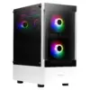 Gamdias кутия Case ATX - TALOS E3 White - aRGB Tempered Glass