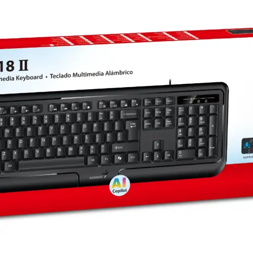 Genius клавиатура кирилизирана Smart Keyboard KB-118 II Black – AI