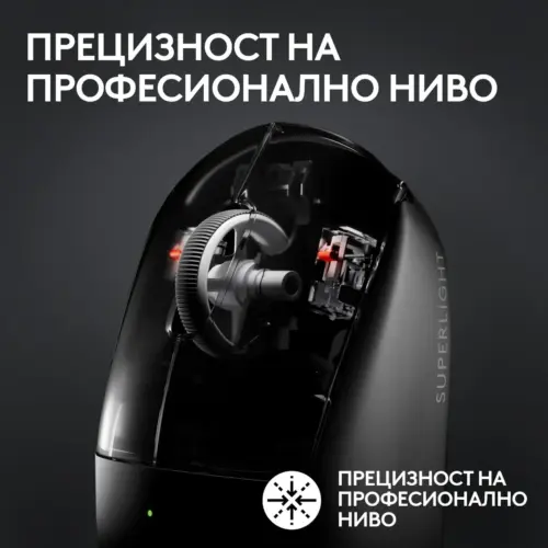 ГЕЙМЪРСКА МИШКА LOGITECH G PRO X Superlight 2 – Wireless – Black – PN
