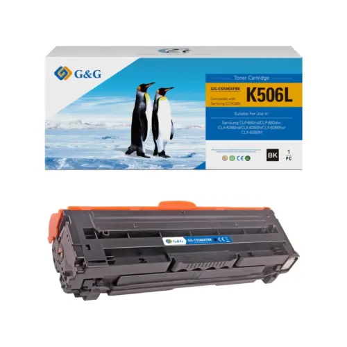 КАСЕТА ЗА SAMSUNG CLP680/CLX6260 - HIGH CAPACITY - Black - CLT-K506L (CLTK506L) - SU173A - PN NT-CS506XBKJJ/NT-CS506XFBK