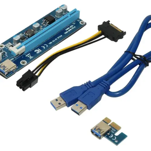 Makki Екстендер MAKKI Mining Riser PCI Express 1x to 16x - 270uf - MAKKI-SR135-270