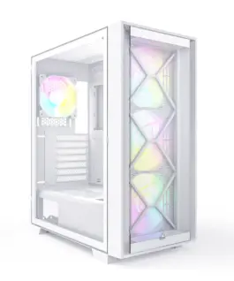 Montech кутия AIR 1000 PREMIUM Mid-tower Case TG 2 Front Panels 4x120mm ARGB Fans White