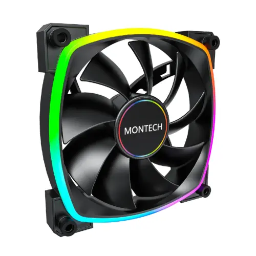 Montech вентилатор AX140 PWM Fan 140mm ARGB Black