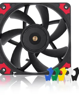 Noctua Вентилатор Fan 120x120x15mm NF-A12x15 PWM chromax.black.swap