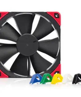 Noctua вентилатор Fan 120mm NF-F12 PWM Chromax.black.swap