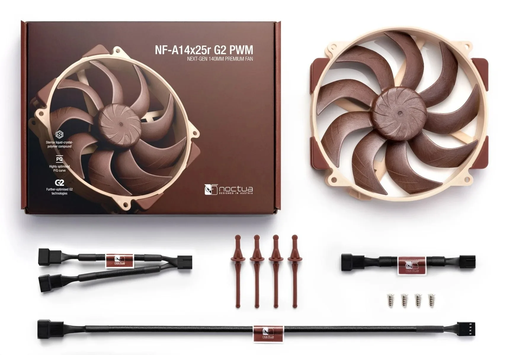 Noctua вентилатор Fan 140mm - NF-A14x25r G2 PWM - Image 89