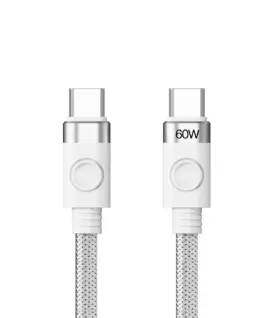 Orico кабел Cable USB C-to-C PD 60W Charging 1.0m White - CDX-60CC-WH