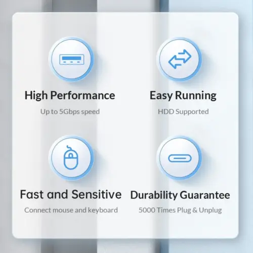 Orico хъб HUB USB3.0 3 port – 2 x USB3.0