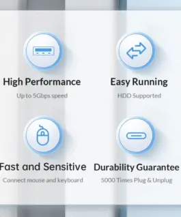 Orico хъб HUB USB3.0 3 port – 2 x USB3.0