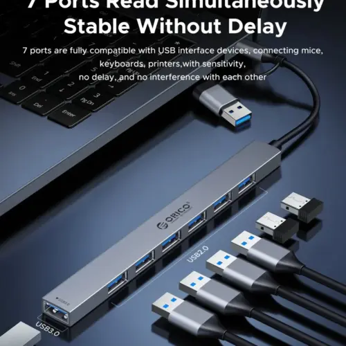Orico хъб HUB USB-C 5 port – USB3.0 x 1