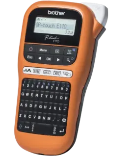 Alternative view of ЕТИКЕТЕН ПРИНТЕР BROTHER P- touch - PTE110VP (PT-E110VP), С КИРИЛИЦА - PN PTE110VPR1