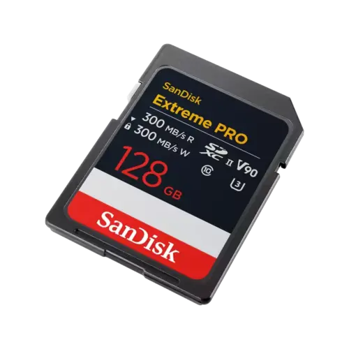 Alternative view of SanDisk Карта памет Extreme Pro SDXC 128GB 300MB/s and 300Mb/s Class 10 V90 UHS-II
