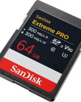 Alternative view of SanDisk Карта памет Extreme Pro SDXC 64GB 300MB/s and 300Mb/s Class 10 V90 UHS-II