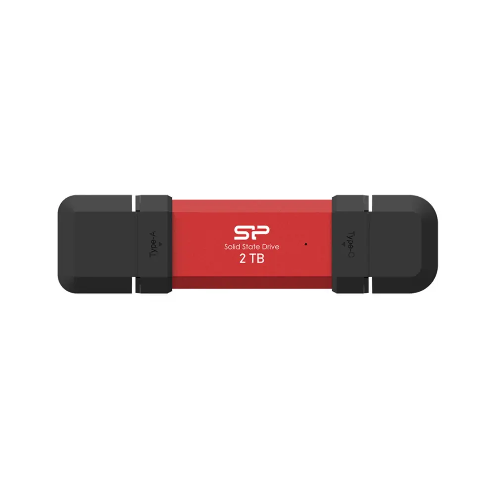 Външен SSD диск Silicon Power DS72 Red - 2TB