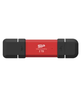 Външен SSD диск Silicon Power DS72 Red - 2TB
