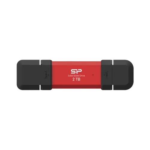 Външен SSD диск Silicon Power DS72 Red - 2TB