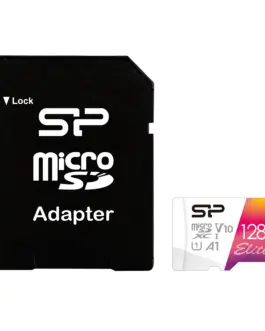 Карта памет Silicon Power Elite Colorful 128GB microSDXC Class 10 SD Adapter