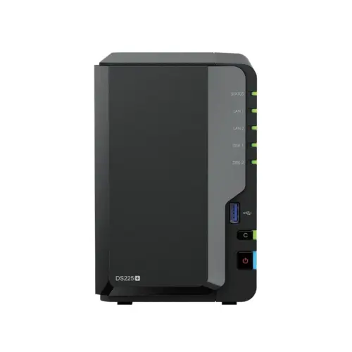 Alternative view of Мрежов сторидж Synology DS225+, за 2 диска, Intel Celeron J4125 , 2GB DDR4 SODIMM