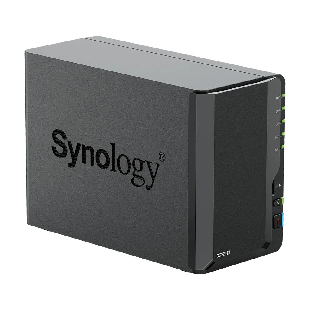 Мрежов сторидж Synology DS225+, за 2 диска, Intel Celeron J4125 , 2GB DDR4 SODIMM - Image 3
