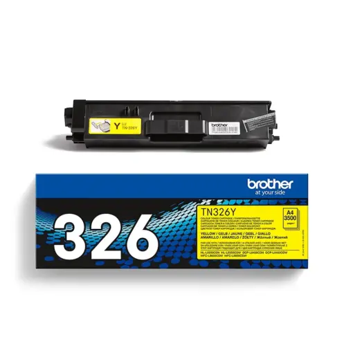 КАСЕТА ЗА BROTHER HL L8250CDN/L8350CDW/MFC L8650CDW/L8850CDW/DCP L8400CDN/L8450CDW - Yellow - PN TN326Y