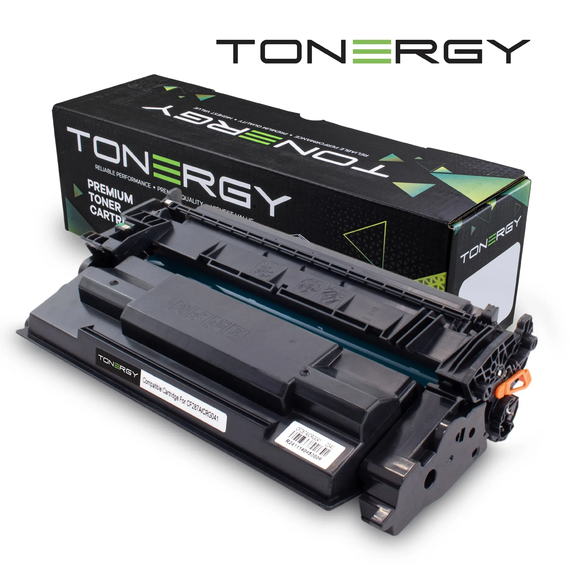 Tonergy съвместима Тонер Касета Compatible Toner Cartridge HP 87A CF287A CANON CRG-041 Black Standard Capacity