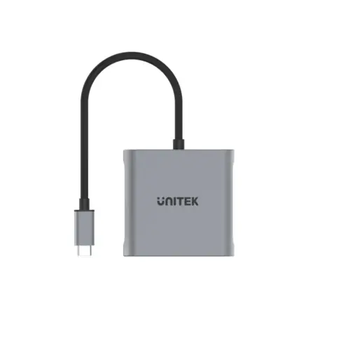 Unitek Адаптер Adapter USB-C M to DisplayPort x 2 F – 8K@30Hz